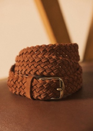 Ceinture Finch camel Octobre Éditions