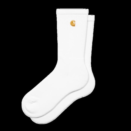 Chase Socks blanc et doré Carhartt WIP