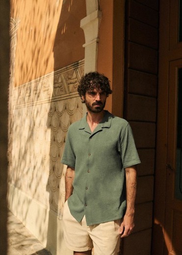 Chemise Holt coton lin Octobre Éditions