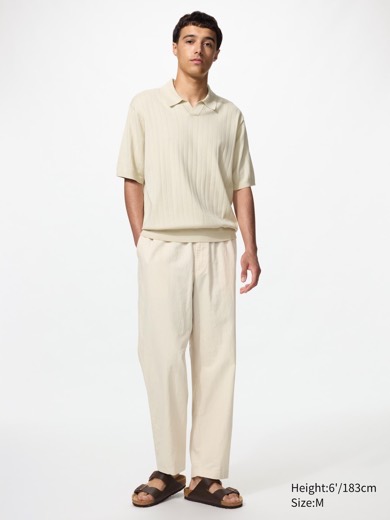 Pantalon Easy en lin mélangé Uniqlo