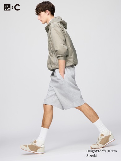 Short large en sweat Uniqlo