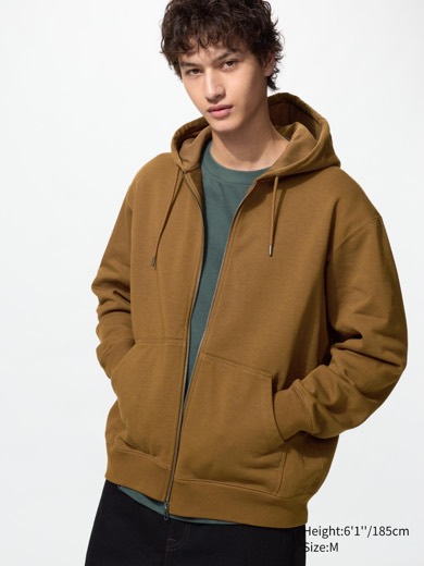 Sweat zippé à capuche Uniqlo